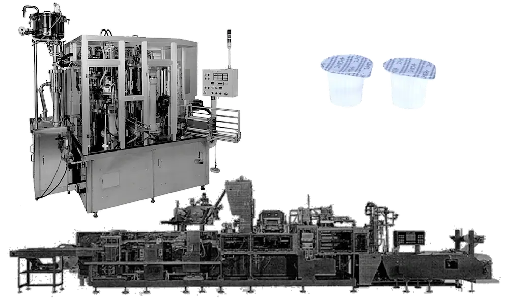 液体紙容器用無菌充填機・ポーションパックと無菌充填包装機