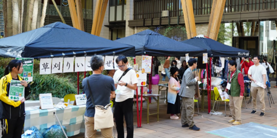 マルシェコロールでのトライアルの様子