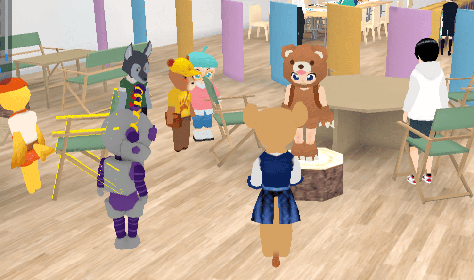 メタバース空間の利用イメージです