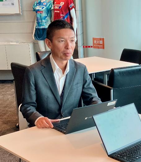 株式会社ANA Cargo戸田様とのインタビュー時の写真