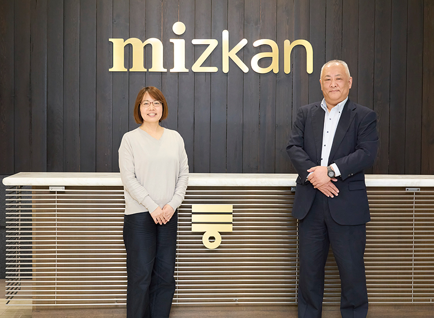 株式会社Mizkan J plus Holdings 　人事本部本部長　有冨菜穂子さま 　人事本部課長待遇　野中敦さま