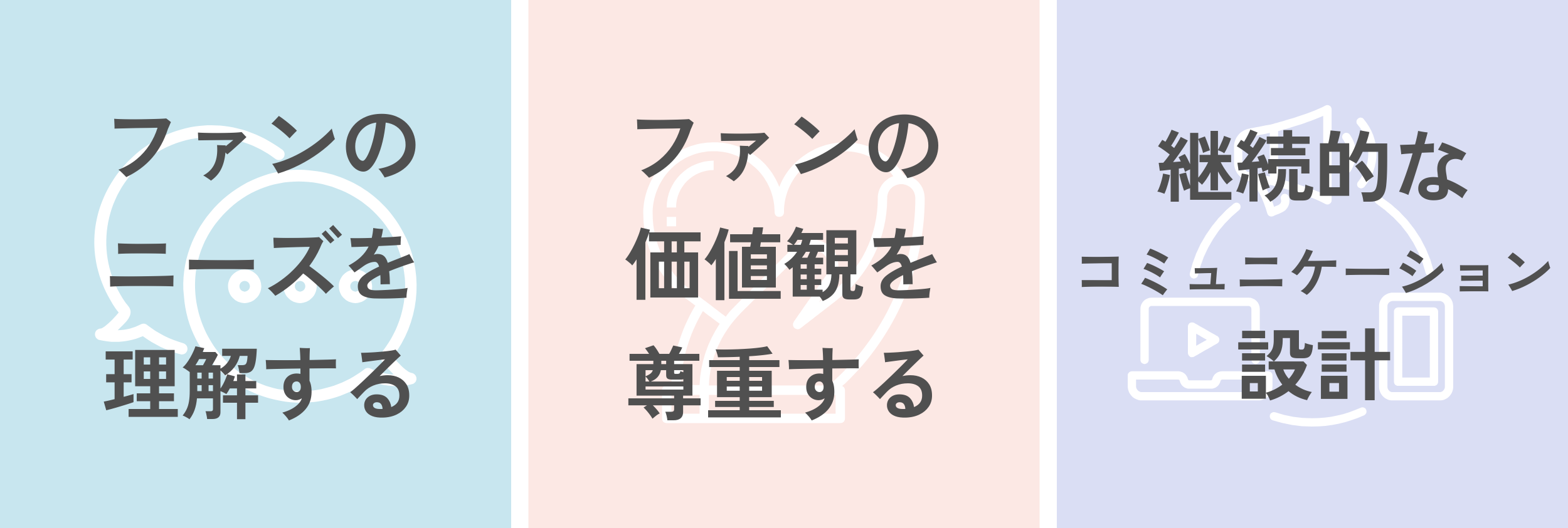 推し活ビジネスを成功させる3つのポイント