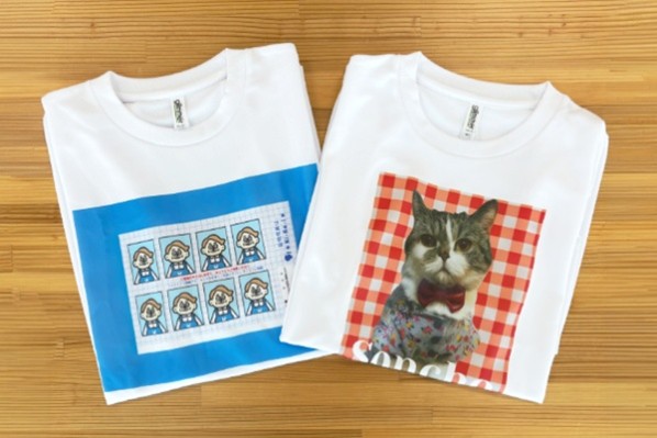 テキスタイルプリントで印刷したTシャツのイメージ