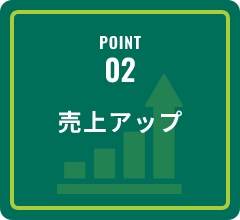 売上アップのアイコン