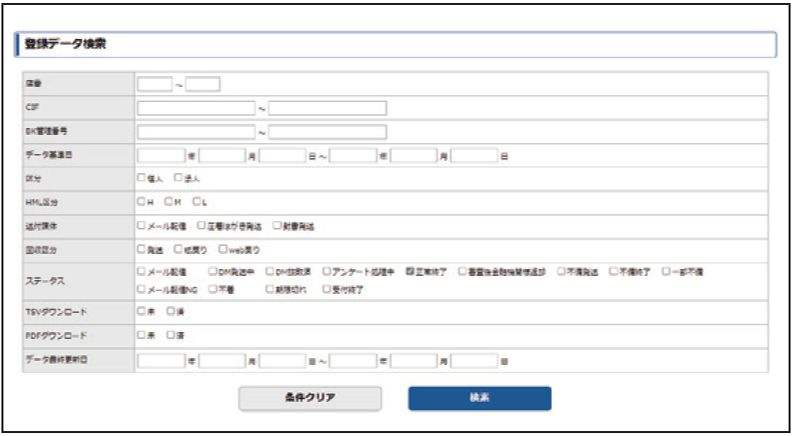 進捗閲覧システム ディーポストの画面イメージ