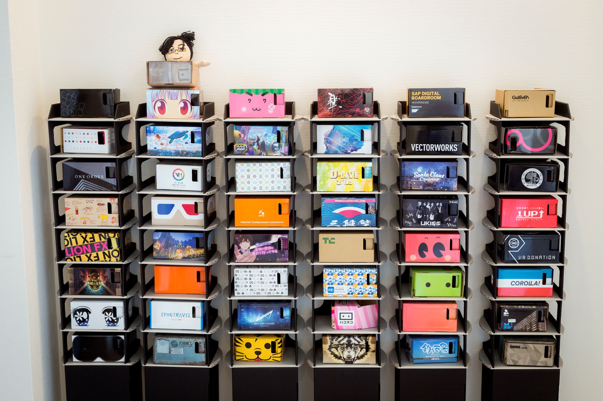 様々な種類のハコスコVRゴーグル