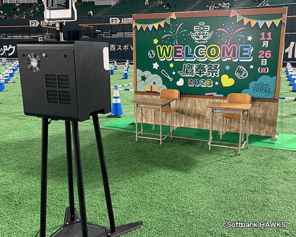 「プリントシール機風2ショット撮影会」の様子