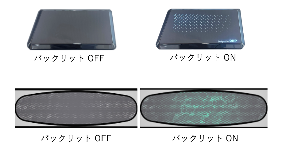 フロントグリルに適応するフィルムデザイン