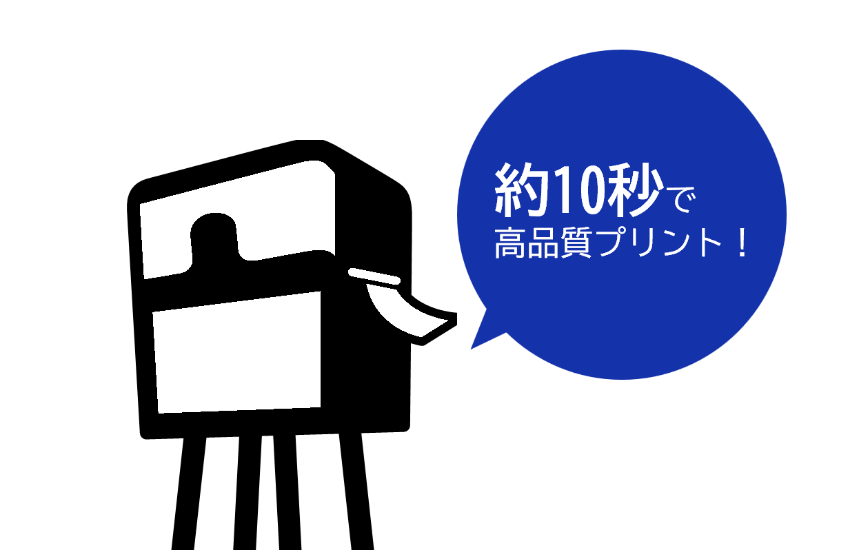 約10秒でできるプリントのイメージ