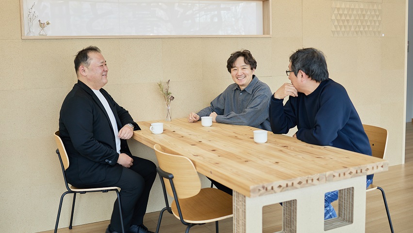 コラム対談風景