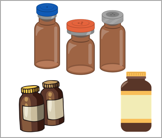 化学材料のイメージイラスト