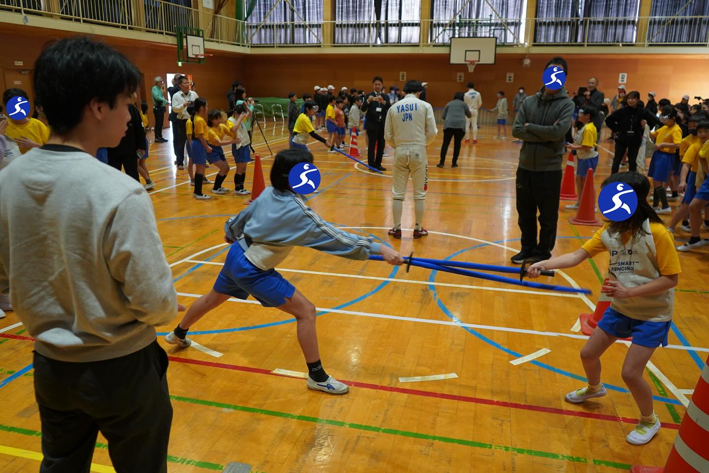 スマートフェンシング体験教室の写真