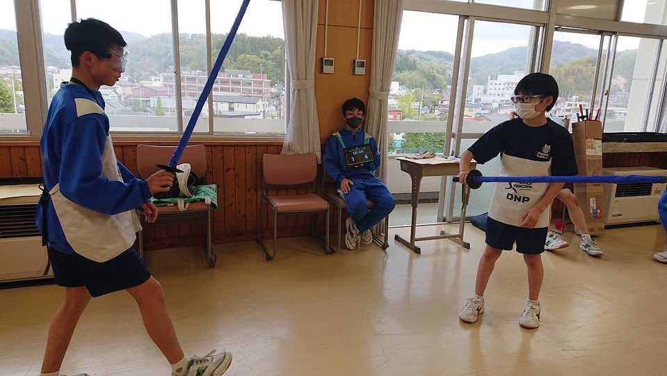 スマートフェンシングのフェンシングクラブ、部活導入の写真