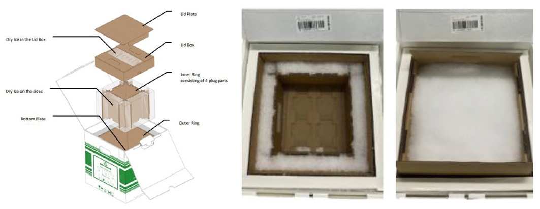 va-Q-one（OnePaK）のドライアイス仕様のイメージイラスト。