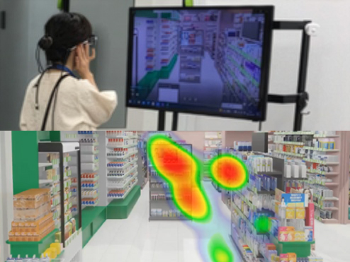アイトラッキングによる調査画像