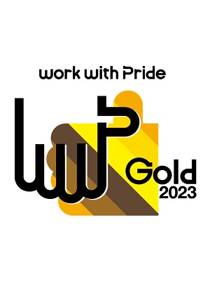 「PRIDE指標」ゴールドのロゴ