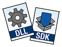 運転免許証によるドライバー管理・個人認証・本人確認時の真贋判定補助などのシステム開発に最適なソフトウェア開発キット（SDK：Software Development Kit）、DNP運転免許証読み取り／認証ソフトウェアと、DNP独自の画像処理技術により、暗証番号（PIN）入力なしで、運転免許証の券面画像（おもて面画像）のみを用いて、運転免許証の真贋判定を補助する画像処理ライブラリー、運転免許証券面真贋度算出ライブラリーのイメージ画像です。