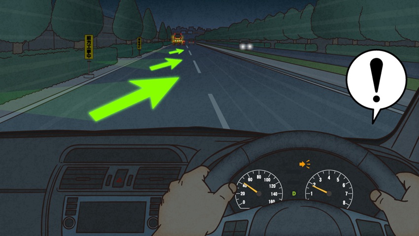 パターンライトの使用イメージイラスト